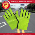 Tráfico microprisma reflectante pvc guantes